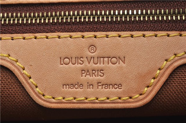 Authentic Louis Vuitton Monogram Cabas Piano Shoulder Tote Bag M51148 Box J3263