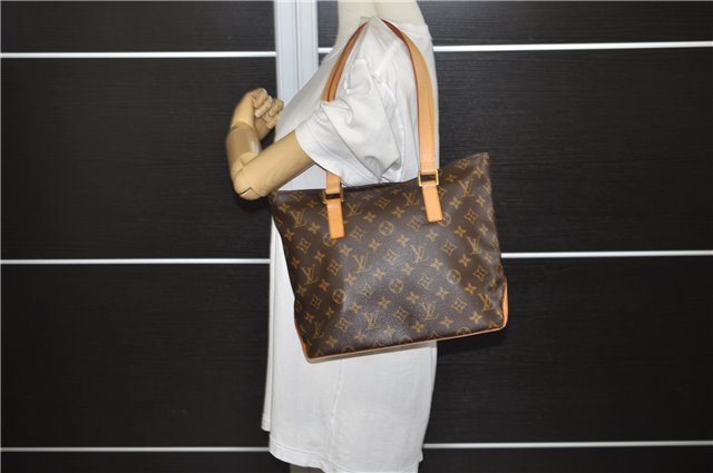Authentic Louis Vuitton Monogram Cabas Piano Shoulder Tote Bag M51148 Box J3263
