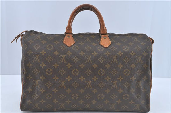 Authentic Louis Vuitton Monogram Speedy 40 Hand Boston Bag Old Model LV J3268