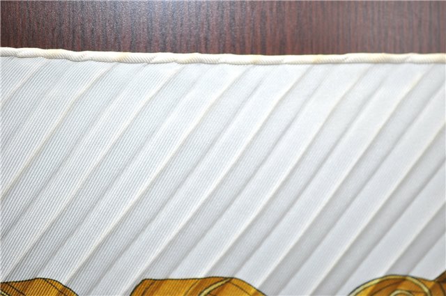 Authentic HERMES Pleats Scarf 