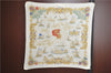 Authentic HERMES Pleats Scarf "VOILES DE LUMIERE" Silk White Box J3276