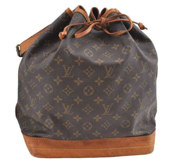 Authentic Louis Vuitton Monogram Noe Shoulder Bag M42224 LV J3284