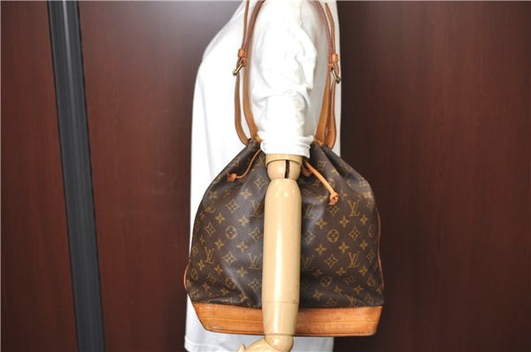 Authentic Louis Vuitton Monogram Noe Shoulder Bag M42224 LV J3284