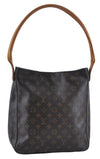 Authentic Louis Vuitton Monogram Looping GM Shoulder Bag M51145 LV J3286
