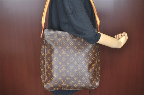 Authentic Louis Vuitton Monogram Looping GM Shoulder Bag M51145 LV J3286