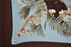 Authentic HERMES Pleats Scarf "TURBANS DES REINES" Silk Light Blue Box J3322