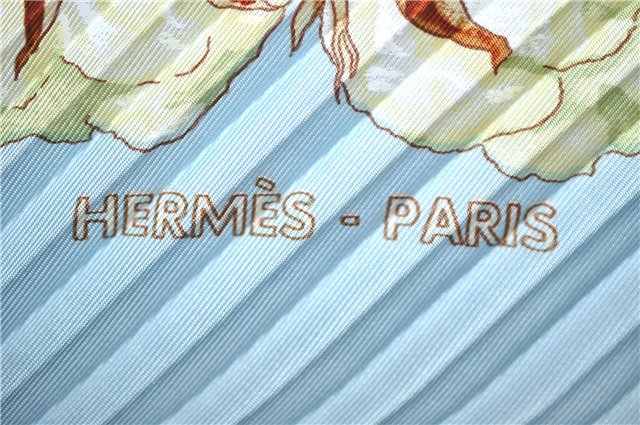 Authentic HERMES Pleats Scarf 