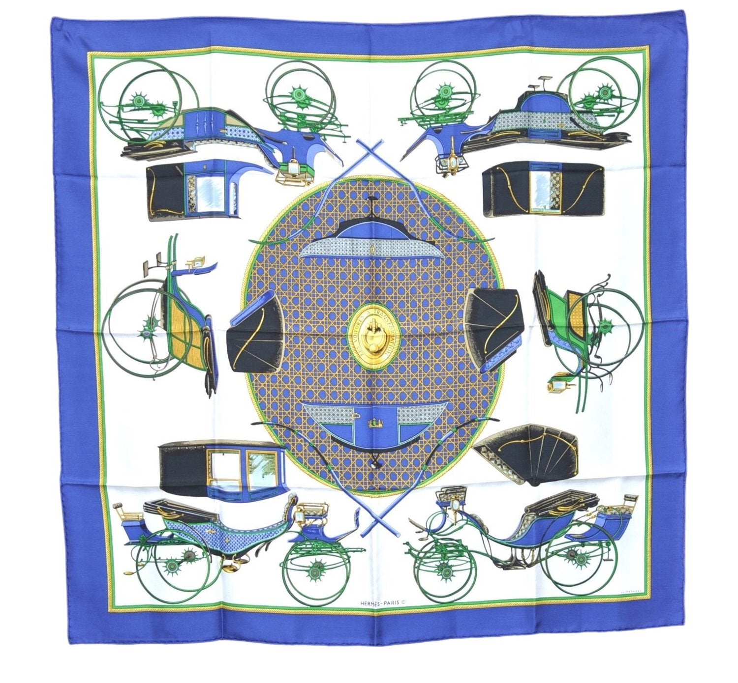 Authentic HERMES Carre 90 Scarf 