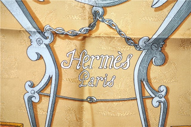 Auth HERMES Carre 90 Scarf 