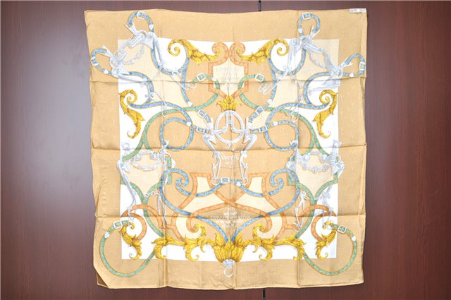 Auth HERMES Carre 90 Scarf 