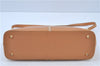 Authentic BURBERRY Vintage Leather Shoulder Hand Bag Purse Beige Orange J3351