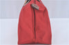 Auth Longchamp Le Pliage Shopper Size S Tote Hand Bag Nylon Leather Red J3352