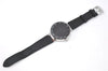 Auth Louis Vuitton Tambour Horizon Smartwatch Black Silver QA050Z V2 Box J3382