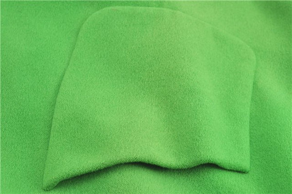 Authentic Christian Dior Mademoiselle Wool Coat Green CD J3393