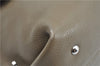 Authentic Salvatore Ferragamo Gancini Leather 2Way Hand Bag Beige Box SF J3394