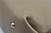 Authentic Salvatore Ferragamo Gancini Leather 2Way Hand Bag Beige Box SF J3394
