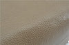 Authentic Salvatore Ferragamo Gancini Leather 2Way Hand Bag Beige Box SF J3394