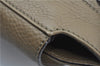 Authentic Salvatore Ferragamo Gancini Leather 2Way Hand Bag Beige Box SF J3394