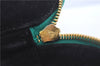 Authentic CHANEL Caviar Skin CC Logo Jewelry Case Purse Green J3445