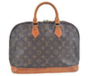 Authentic Louis Vuitton Monogram Alma Hand Bag Purse M51130 LV J3448