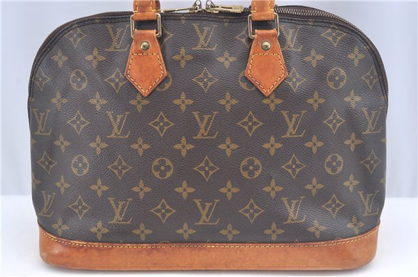 Authentic Louis Vuitton Monogram Alma Hand Bag Purse M51130 LV J3448