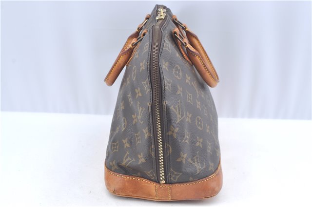 Authentic Louis Vuitton Monogram Alma Hand Bag Purse M51130 LV J3448