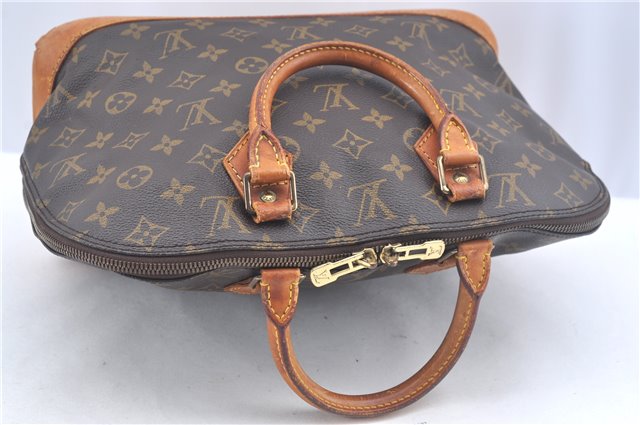 Authentic Louis Vuitton Monogram Alma Hand Bag Purse M51130 LV J3448