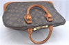 Authentic Louis Vuitton Monogram Alma Hand Bag Purse M51130 LV J3448