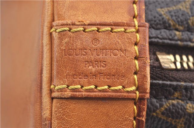 Authentic Louis Vuitton Monogram Alma Hand Bag Purse M51130 LV J3448