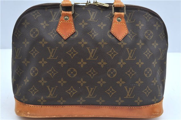 Authentic Louis Vuitton Monogram Alma Hand Bag Purse M51130 LV J3460
