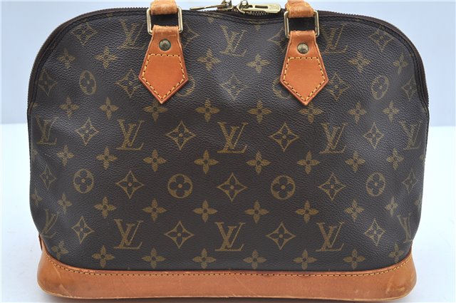 Authentic Louis Vuitton Monogram Alma Hand Bag Purse M51130 LV J3460
