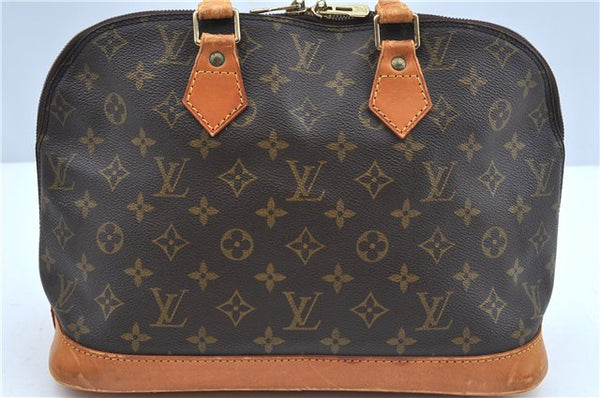 Authentic Louis Vuitton Monogram Alma Hand Bag Purse M51130 LV J3460