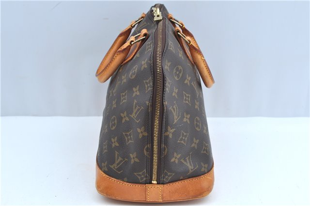 Authentic Louis Vuitton Monogram Alma Hand Bag Purse M51130 LV J3460
