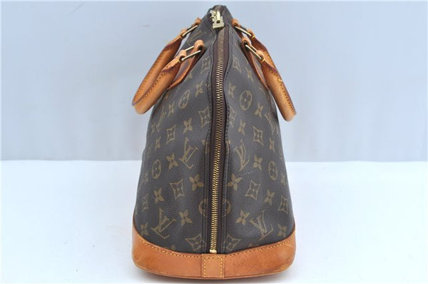 Authentic Louis Vuitton Monogram Alma Hand Bag Purse M51130 LV J3460
