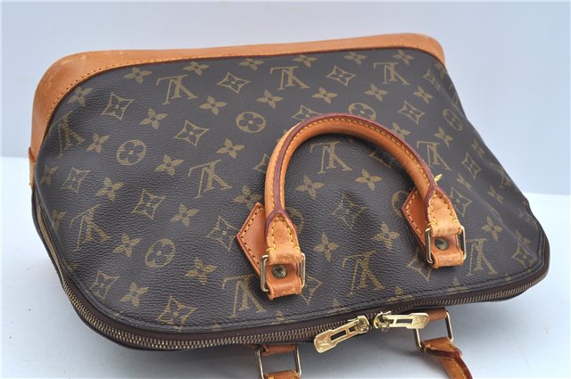 Authentic Louis Vuitton Monogram Alma Hand Bag Purse M51130 LV J3460