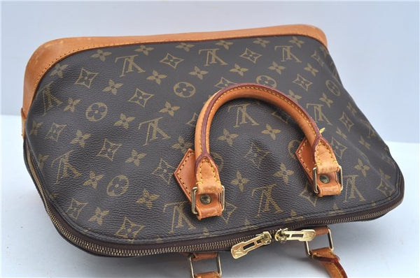 Authentic Louis Vuitton Monogram Alma Hand Bag Purse M51130 LV J3460