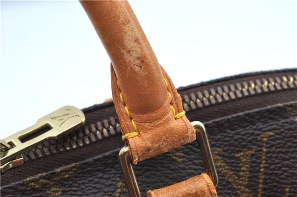Authentic Louis Vuitton Monogram Alma Hand Bag Purse M51130 LV J3460