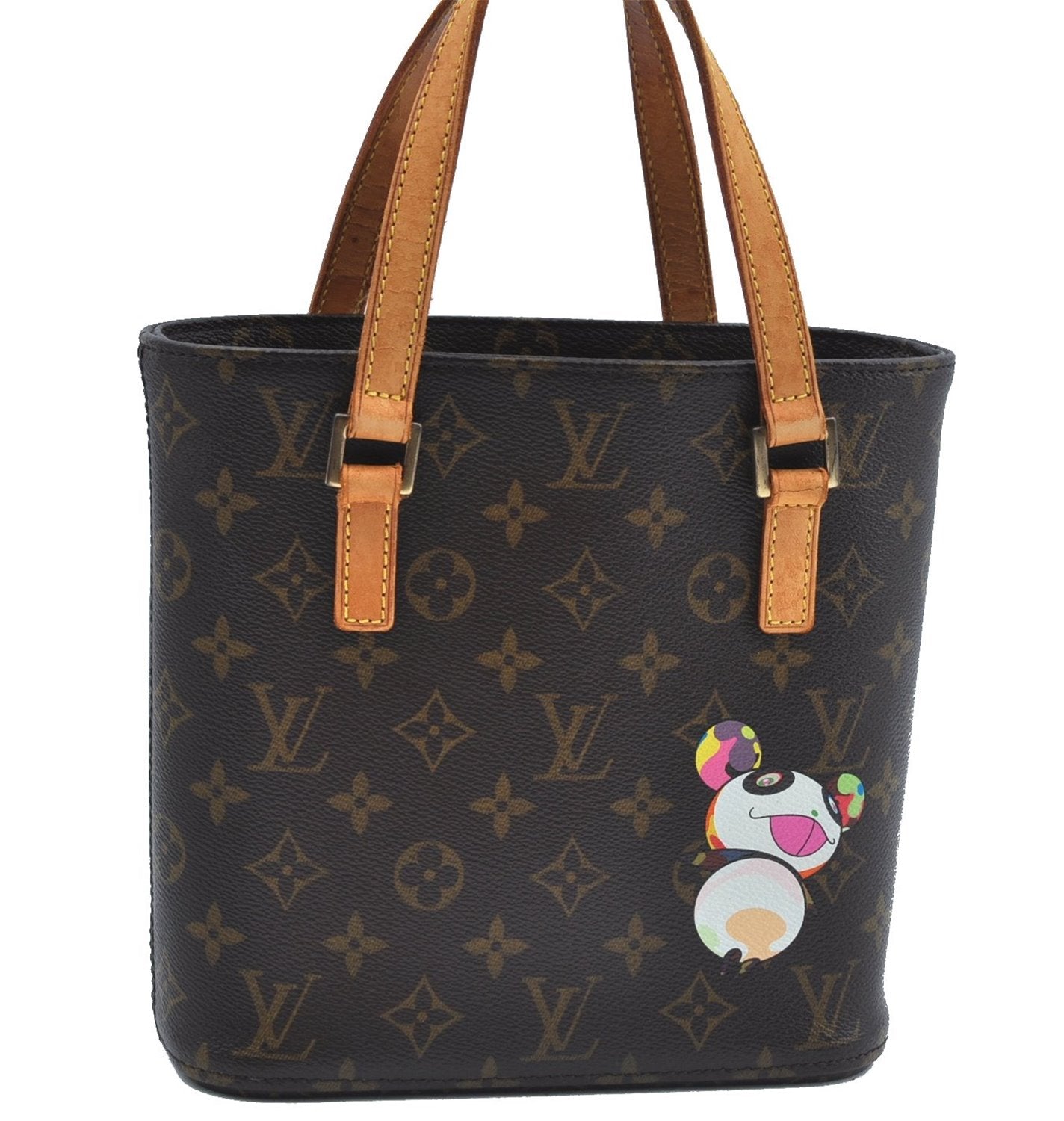 Authentic Louis Vuitton Monogram Panda Vavin PM Hand Bag M51173 LV J3469