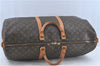 Authentic Louis Vuitton Monogram Keepall Bandouliere 60 M41412 Boston Bag J3486
