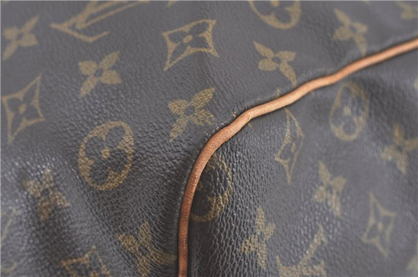 Authentic Louis Vuitton Monogram Keepall Bandouliere 60 M41412 Boston Bag J3486