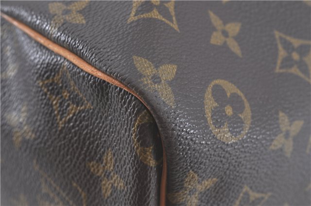 Authentic Louis Vuitton Monogram Keepall Bandouliere 60 M41412 Boston Bag J3486