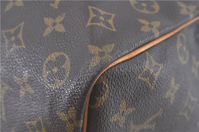 Authentic Louis Vuitton Monogram Keepall Bandouliere 60 M41412 Boston Bag J3486