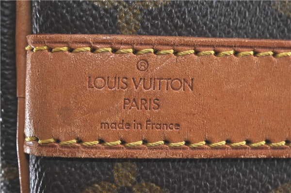 Authentic Louis Vuitton Monogram Keepall Bandouliere 60 M41412 Boston Bag J3486