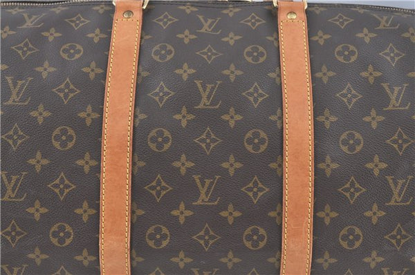 Authentic Louis Vuitton Monogram Keepall Bandouliere 60 M41412 Boston Bag J3486