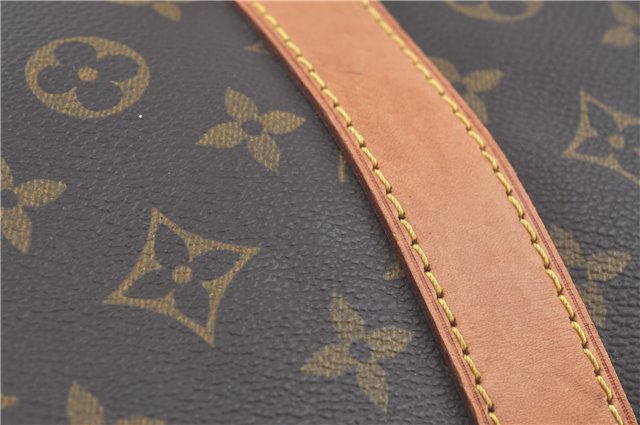 Authentic Louis Vuitton Monogram Keepall Bandouliere 60 M41412 Boston Bag J3486