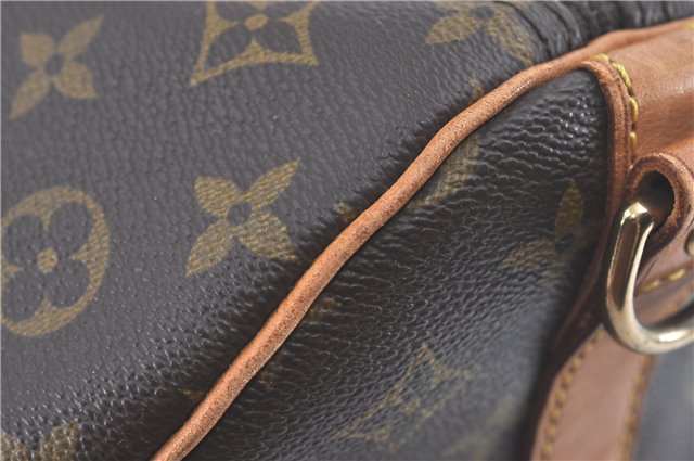 Authentic Louis Vuitton Monogram Keepall Bandouliere 60 M41412 Boston Bag J3486
