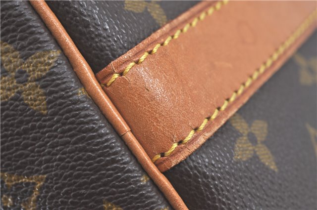 Authentic Louis Vuitton Monogram Keepall Bandouliere 60 M41412 Boston Bag J3486