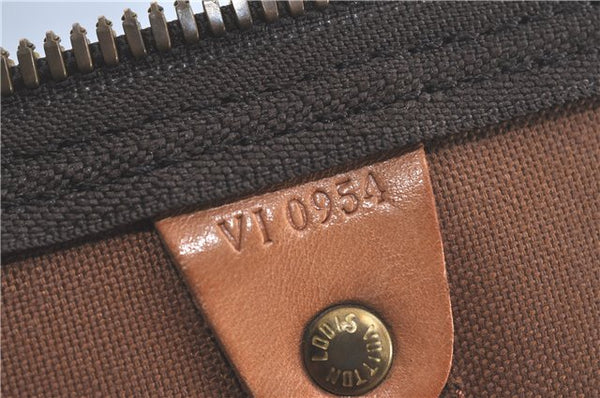 Authentic Louis Vuitton Monogram Keepall Bandouliere 60 M41412 Boston Bag J3486