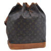 Authentic Louis Vuitton Monogram Noe Shoulder Bag M42224 LV J3494