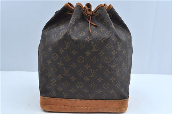 Authentic Louis Vuitton Monogram Noe Shoulder Bag M42224 LV J3494